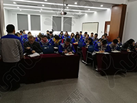 華謀咨詢為三大公司（檢驗、貿易、熱電行業）進行現場打造